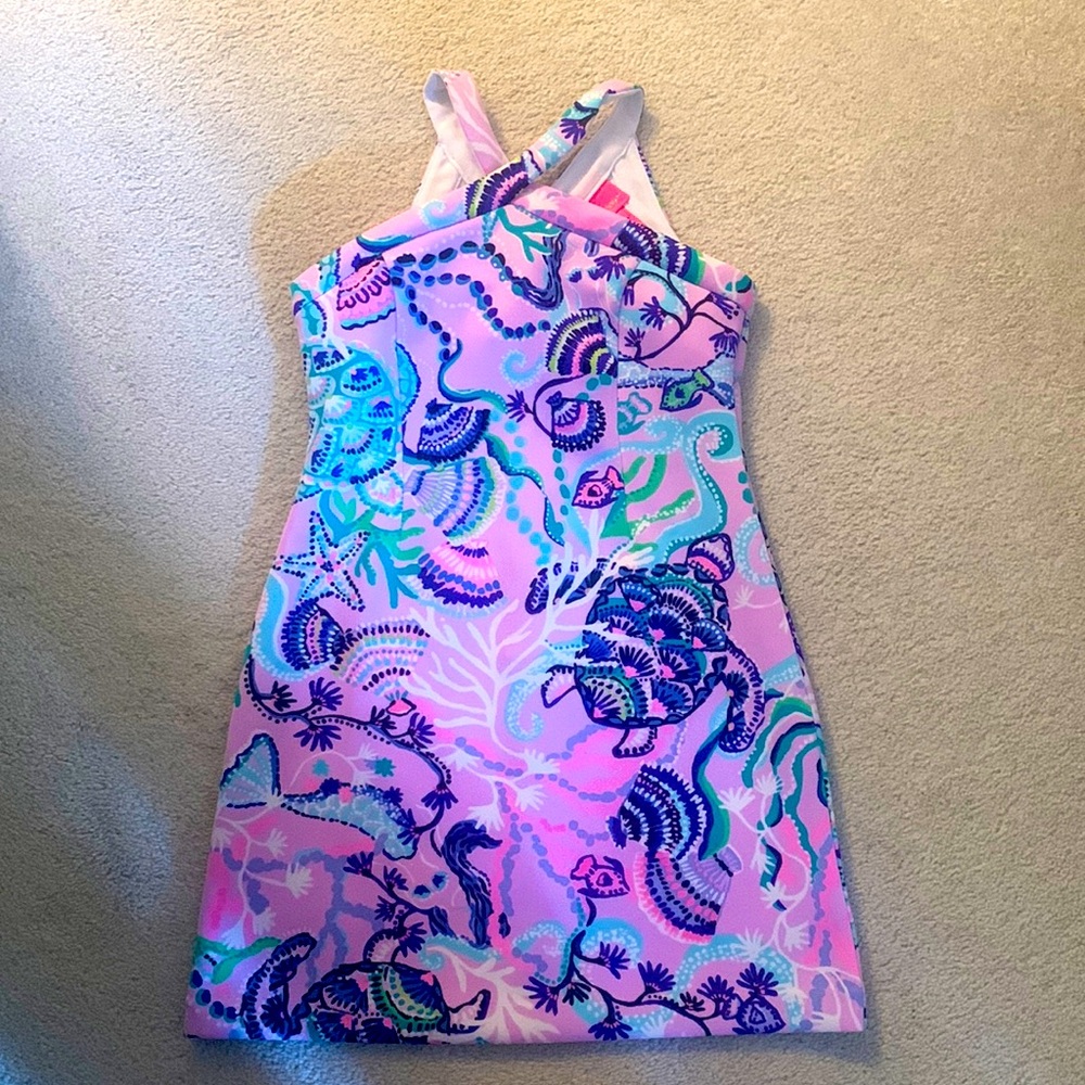 Girls Lily Pulitzer Sleeveless dress, size 7 (youth), multi colored summer dress